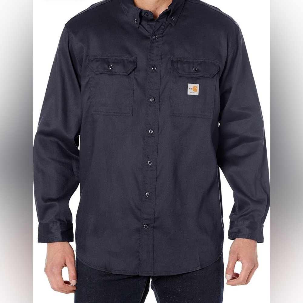 Carhartt Men's Flame Resistant Lightweight Twill Shirt New Without Tags SZ XL RG